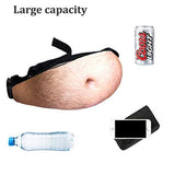 Funny Dad Bag Hairy Belly Waist Pack Traveling Fanny Bags for Men