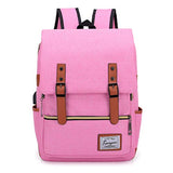 Vintage Women Canvas Backpacks School Bags For Teenagers Boys Girls Large Capacity Laptop Fashion
