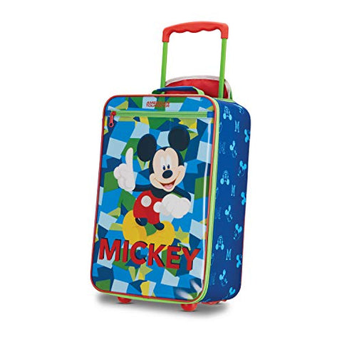 American Tourister Disney Kids Mickey Mouse Softside Upright, 18 Inch, 2