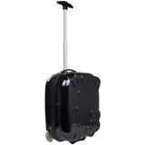 Hello Kitty ABS Molded Luggage with Embossing Hard Case By Sanrio Black