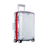 Waterproof Pvc Covers For Rimowa Topas Luggage Protector Clear Cover Travel Luggage Case With Red