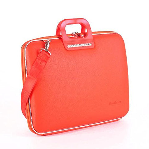 Bombata Firenze Classic 17-Inch Briefcase (Orange)