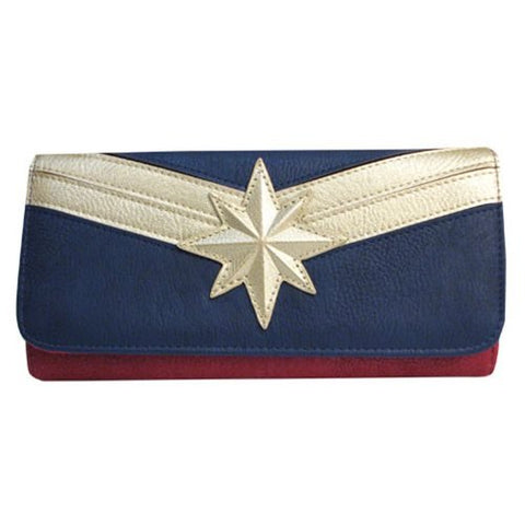 Loungefly Captain Marvel Faux Leather Flap Wallet