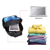 Koolertron 3D Skull Crossbone Print Daypack Backpack School Bag Multicoloured Boys Girls School