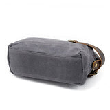 Royal Fair Men'S Toiletries Real Leather Wrist Wrap Retro Wax Canvas Toiletry Bag Travel (Army