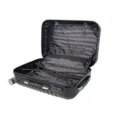 Mia Toro Mia Viaggi Italy Catania Hardside 24 Inch Spinner, Black