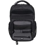 Kenneth Cole Reaction Polyester Triple Compartment 17" Laptop Business Backpack with Techni-Cole