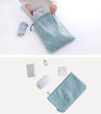 Packing Cubes,Lanivas 7 Set Compact Travel Organizers with Laundry and Shoe Bag Light Pink