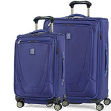 Travelpro Crew 11 2 Piece Set Of 21 |25 Expandable Spinner Suiter (One Size, Indigo)