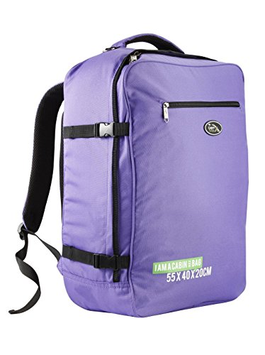 Cabin Max Madrid 50x40x20centimeter Backpack Lightweight Carry on Easyjet and Ryanair (Purple)