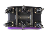 The Dance Angel Suitcase Carry-On Purple and Black"Purple Reign" (Rolling Dance Bag With Costume