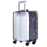 BlueCosto Clear PVC Oversize Travel Luggage Protector Suitcase Covers 32" (22.0"L x 13.8"W x