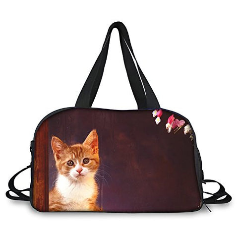 Bigcardesigns Cool Cat Travel Carry On Weekend Bag