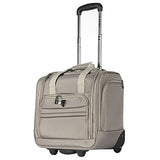 Travelers Club Luggage 16" Under The Seat Top Durable Fabric Carry-On Luggage, Taupe
