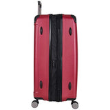 Kenneth Cole Reaction Continuum 28" Hardside 8-Wheel Expandable Upright Checked Spinner Luggage, Red