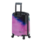 Mia Toro Italy Prado-Exotic Life Hardside Spinner Luggage 3 Piece Set, Pel, Pearl