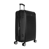 Kemyer 3-piece Hardside Tsa Lock Lightweight Spinner Rolling Luggage Set, Black