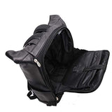 McKlein, S Series, Kennedy, Pebble Grain Calfskin Leather, 17" Leather Dual Access Laptop Backpack, Black (88735)