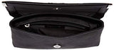 Calvin Klein Raelynn Saffiano Belt Bag Fanny Pack, black/silver