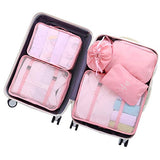 OEE 6 pcs Luggage Packing Organizers Packing Cubes Set for Travel