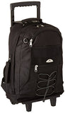 Everest Wheeled Backpack, Black, One Size