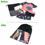 Travel-Accessories-Shoe-Bags Large Waterproof Shoes Bag Storage Bag Black 5 Pack