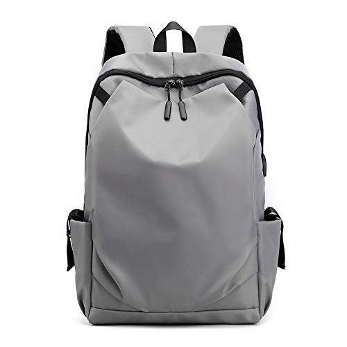Waterproof 15" Laptop School Backpack Leisure Travel Backpack Student Bookbag Anti-theft Backpack Notebook Computer Backpack (Light Grey)