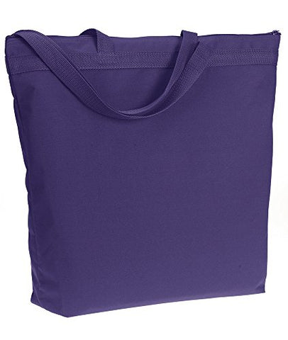 Bodek And Rhodes 60115370 8802 Ultraclub Zippered Tote Purple - One