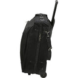 Geoffrey Beene Deluxe Rolling Garment Bag - Travel Garment Carrier With Wheels - Black