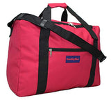 Boardingblue Under Seat 18" Duffel Bag Personal Item for Spirit & Frontier Airlines + Bonus.(Red