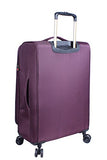 Caribbean Joe 20" Carry On Ultra Lightweight Expandable Luggage With Spinner Wheels