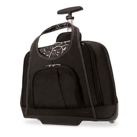 Kensington K62533Us Contour Balance Notebook Roller Bag In Onyx, Fits Most 15-Inch Notebooks