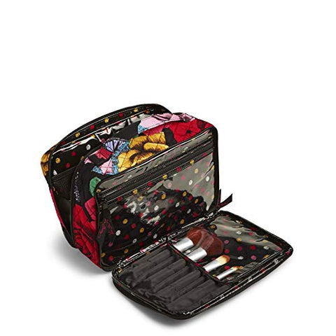 Vera Bradley Large Blush & Brush Makeup Case, Havana Rose