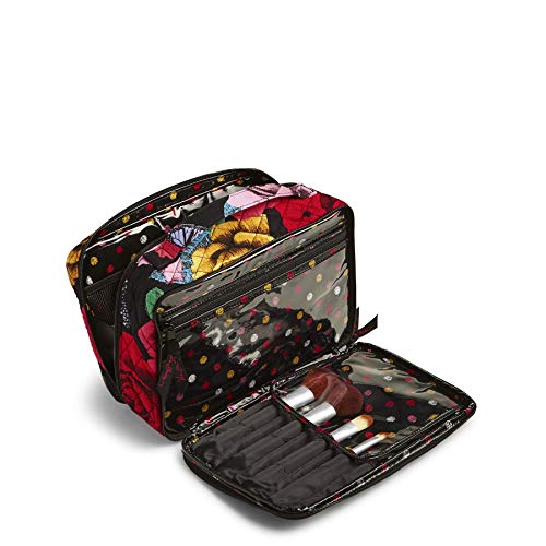Vera Bradley Large Blush & Brush Makeup Case, Havana Rose