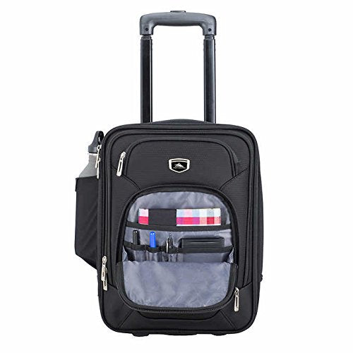 high sierra wheeled underseat suitcase carry-on travel tote bag black Shop High Sierra Underseat Carry-On Tote Blac – Luggage Factory