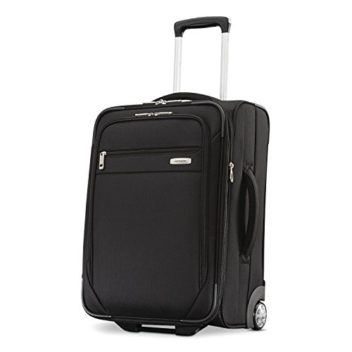 Samsonite Advena Expandable Softside Upright, 21 Inch, Black