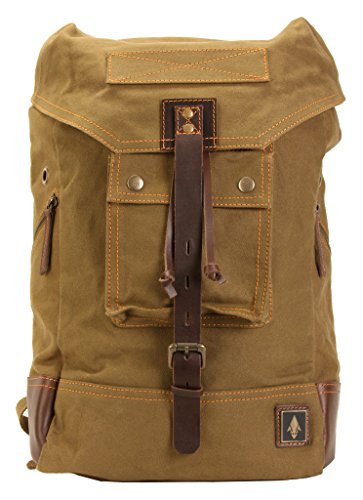 Shop Damndog Canvas & Leather Rucksack Ba – Luggage Factory