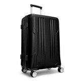 eBags Monument 26 Inches Checked Spinner (Black)