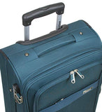 Dejuno Tuscany 3-Piece Lightweight Spinner Luggage Set-Green