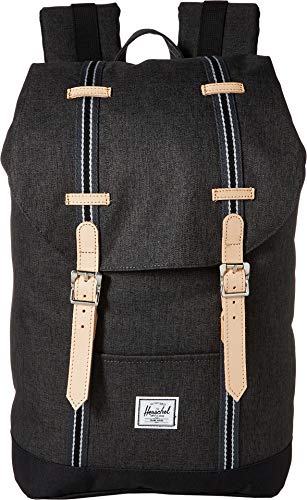 Herschel Supply Co. Unisex Retreat Mid-Volume Black Crosshatch/Black One Size