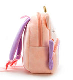 Cute Toddler Backpack Toddler Bag Plush Animal Cartoon Mini Travel Bag for Baby Girl Boy 1-6 Years (Pink Unicorn)
