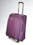 Atlantic Luggage Ultra Lite 3 25 Inch Expandable Spinner, Purple, One Size