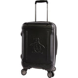 Original Penguin Clive 21" Hardside Carry-On Spinner Luggage, Black