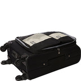 Mancini Leather Goods Pack'Em In Travel Packing Cubes (Black)