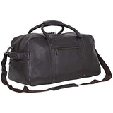 Kenneth Cole Reaction Men's 20" Leather Top Zip Travel with RFID Duffel Bag Brown One Size