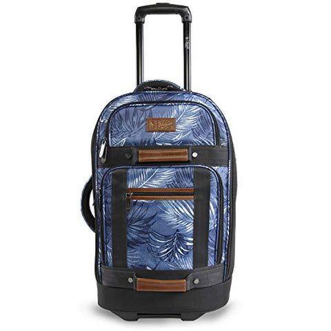 ORIGINAL PENGUIN Luggage 21" Rolling Duffel Bag, Blue Palm Tree, One Size