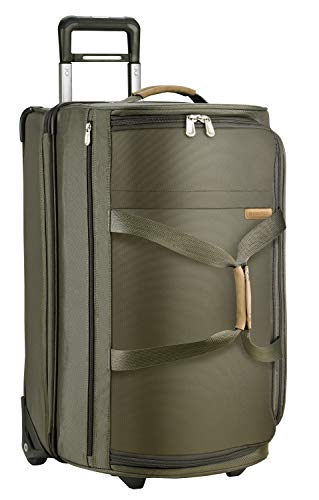 Briggs & Riley Baseline Upright Duffle Bag, Olive, Medium