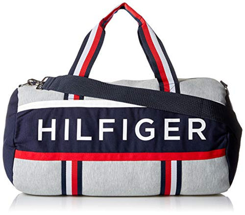 Tommy Hilfiger Mens Duffle Bag Tommy Patriot Colorblock, Grey Heather