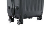 Inusa Philadelphia Lightweight Hardside Spinner 3 Piece Set 19” & 23” & 27”-Black