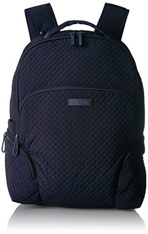 Vera Bradley Iconic Backpack, Microfiber, Classic Navy